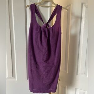 Purple Sleeveless Dress